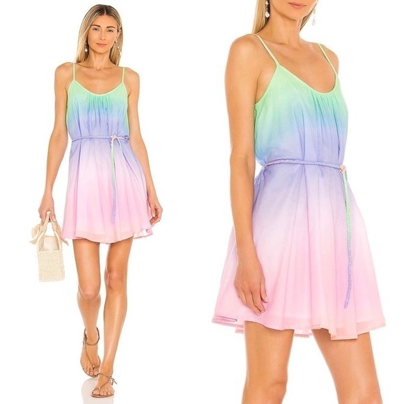 Olivia Rubin Babette Dress Pastel Ombré size 4 - Picture 2 of 14